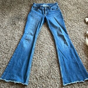 Wrangler flare jeans - gently used